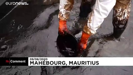 Mauritius races to clean up oil as ship leaking fuel breaks up