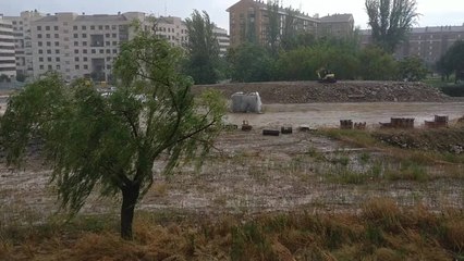 Las tormentas llega a Logroño