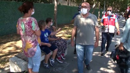 Atlı polislerden Bakırköy sahilde maske ve denetimi