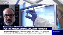 Coronavirus: Vladimir Poutine annonce un vaccin, l'OMS appelle à la prudence