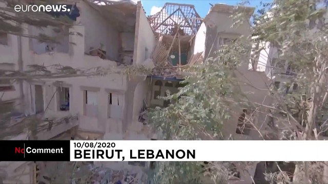 Бейрут: снятые беспилотником кадры разрушений