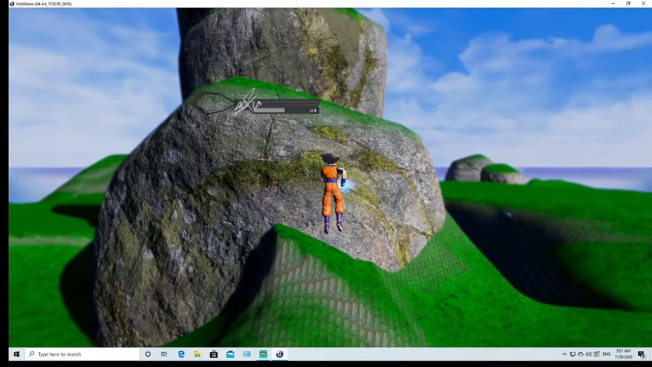 Dragon Ball Unreal Max Settings! New Beefy PC! Map Showcase Fusion Also!! read description