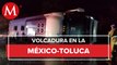 Volcadura de autobús deja 13 muertos en la México-Toluca