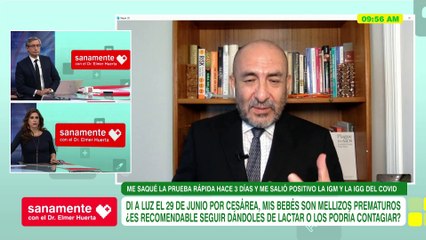 ¿Puedo contagiar de Covid-19 a mis bebés por la lactancia? | Sanamente con el Doctor Elmer Huerta (HOY)