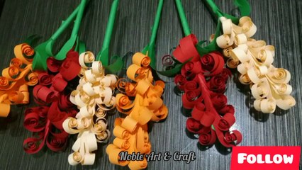 Paper Hyacinth flower | Origami flowers | flowers with stem | Noble Pearl