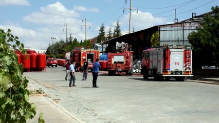 Buhar kazanı fabrikasında çıkan yangın söndürüldü - KIRŞEHİR