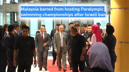 Dr M: Losing hosting rights will not change our stance on Israel