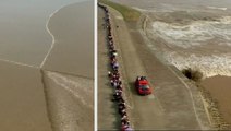 Spectacular tidal bore attracts huge crowds in east China