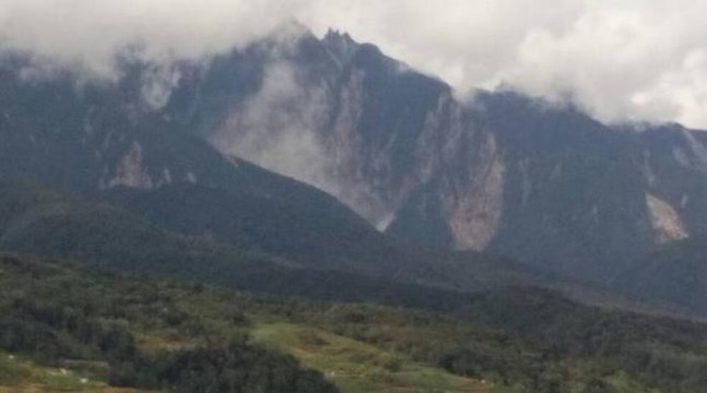 Part of Mount Kinabalu collapses after continuous rain