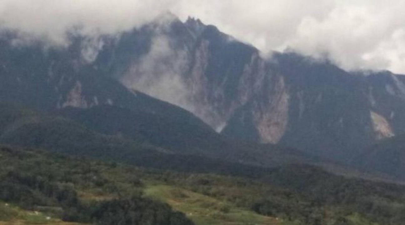 Part of Mount Kinabalu collapses after continuous rain