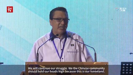 Liow urges Chinese to change mindset and work with MCA again