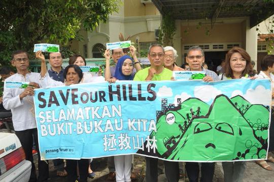 State govt should stop hillslope projects immediately, urges Penang Forum