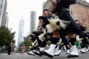 NYPD holds first ever 9/11 procession in Lower Manhattan