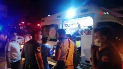 D-100’de güvenlik görevlilerini taşıyan minibüs servisi devrildi: 6 yaralı