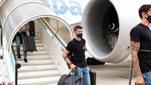 El Atleti llega a Lisboa para su encuentro ante el RB Leipzig