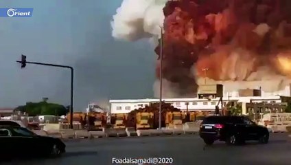 فيديو جديد لانفجار بيروت يوثق رعب الناس في شوارع العاصمة