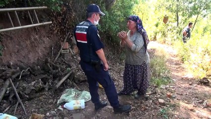 Bağ evinde çıkan ve ormanlık alana sıçrayan yangın söndürüldü - BURSA