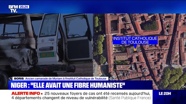 Elle avait une fibre humaniste : un ancien camarade de Myriam, tuée au Niger, témoigne