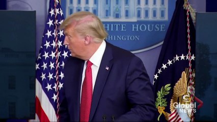 Donald Trump Abruptly Leaves Briefing, with Secret Service because of gun shot