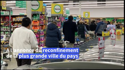 Nouvelle-Zélande: ruée dans les supermarchés après le reconfinement d'Auckland