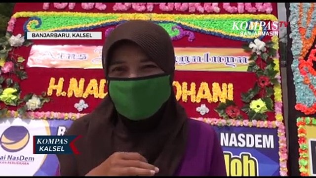 Kehilangan Sosok Walikota, Warga Banjarbaru Potret Karangan Bunga Duka Cita Wafatnya Nadjmi Adhani