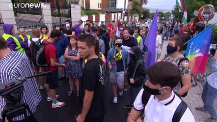 Budapesten is demonstráltak a belarusz választások után