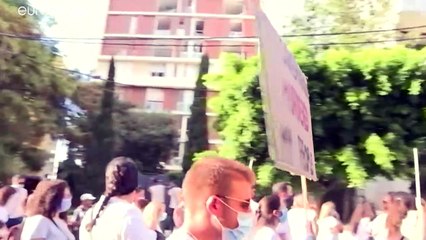 Kedd este is folytatódtak a tüntetések Bejrútban