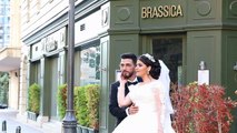 Must-see moment bride and groom have wedding photos interrupted by Beirut blast