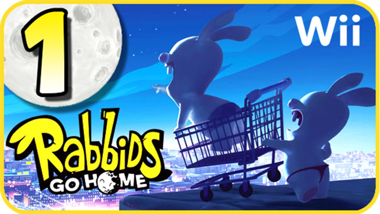Rabbids Go Home Walkthrough Part 1 (Wii) No Commentary