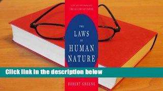 The Laws of Human Nature  For Kindle