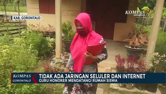 Tidak Ada Jaringan Seluler dan Internet, Guru Honorer Mendatangi Rumah Siswa