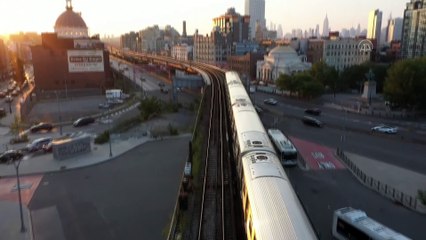 New York'ta gün batımı