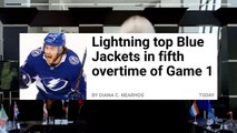 Twitter reacts to five overtime periods in Lightning win over Blue Jackets