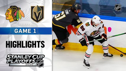 NHL Highlights | Blackhawks @ Golden Knights 8/11/2020