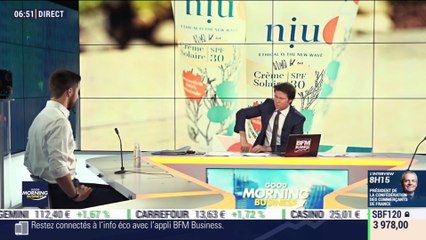 Hadrien Collot (NIU) : La crème solaire NIU réduit l'impat des crèmes dans les fonds marins - 12/08