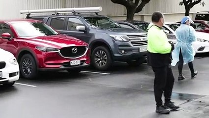 Auckland lockdown: Images outside testing centre