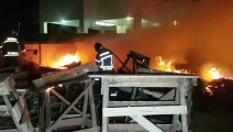 Bombeiros são mobilizados para conter incêndio no Bairro Santo Inácio