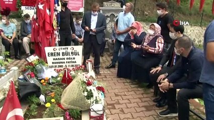 Eren Bülbül şehit edilişinin 3. yıldönümünde mezarı başında anıldı