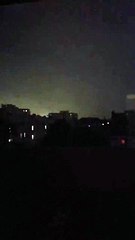 Lightning strikes in Edinburgh 11 August 2020