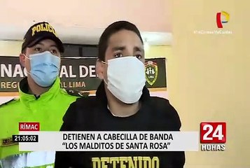 Sujeto con varios antecedentes policiales fue capturado en el Rímac