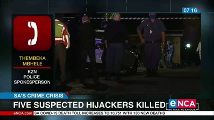 Five suspected hijackers killed