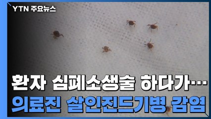 [뉴스큐] 사람 살리려다...의료진 최소 5명 '살인 진드기병(SFTS)' 감염 / YTN