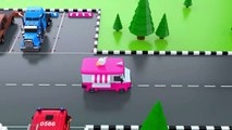 Colors for Children to Learn with Packman Toy Cars - Shapes & Colors Videos Collection