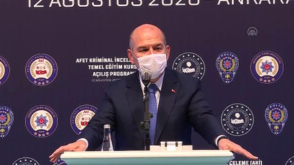 Soylu: 'Hem emniyet teşkilatımızın hem de üniversitelerimizin tecrübesini bir araya getirmeye çalışıyoruz' - ANKARA