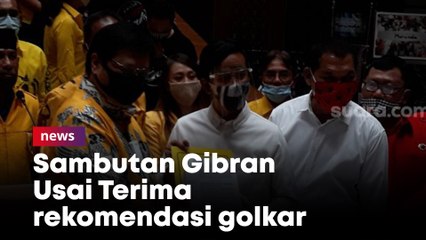 Sambutan Gibran Usai Terima Rekomendasi Golkar