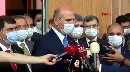 İçişleri Bakanı Süleyman Soylu, Afet Kriminal İnceleme Temel Eğitim Kursu Açılış Programı sonrası gazetecilerin sorularını cevapladı