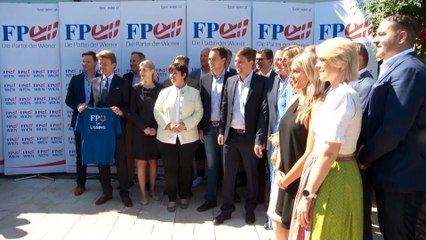 Wien-Wahl: FPÖ präsentiert Kandidatenteam