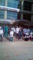 Kahta Devlet Hastanesi'nde çalışan doktor ve sağlık personelinden maskeli protesto