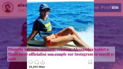 Alessandra Sublet en couple : elle s'affiche avec son nouveau compagnon