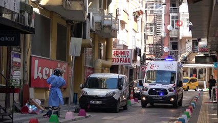 Binadaki koku ekipleri harekete geçirdi